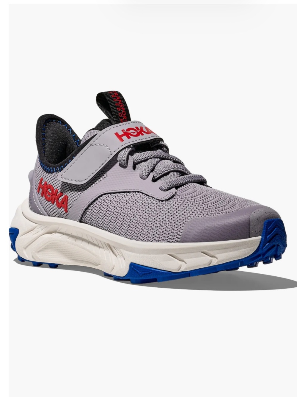HOKA K Transport Freedom - Gray/Red (12)
